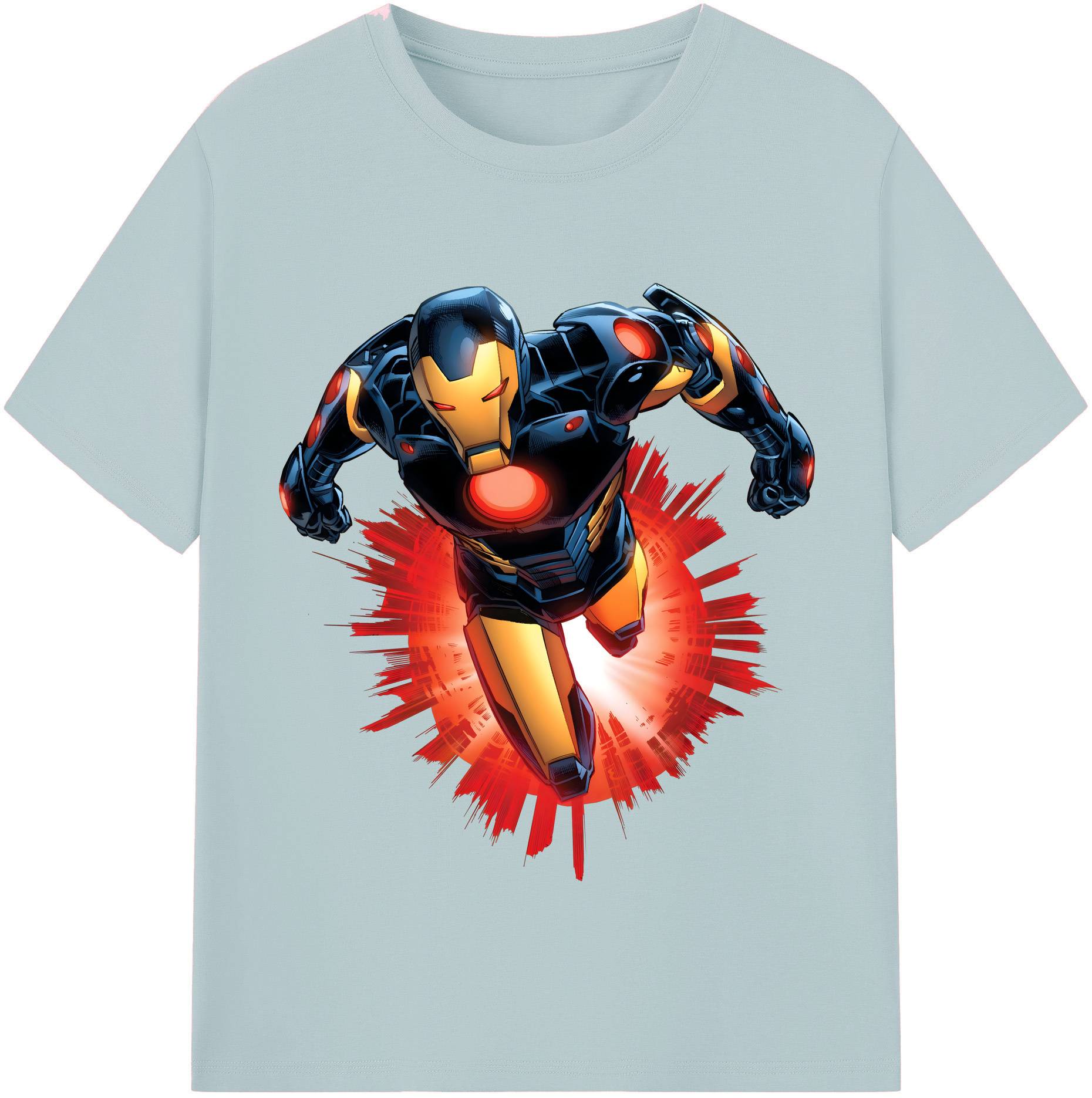 （画像用） アベンジャーズ The Avengers 綿100％半袖Tシャツ（フロントプリント）